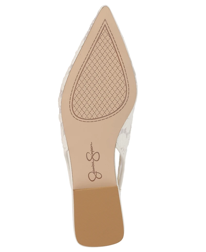 Jessica Simpson Women's Mezzah Slingback Mule Flats