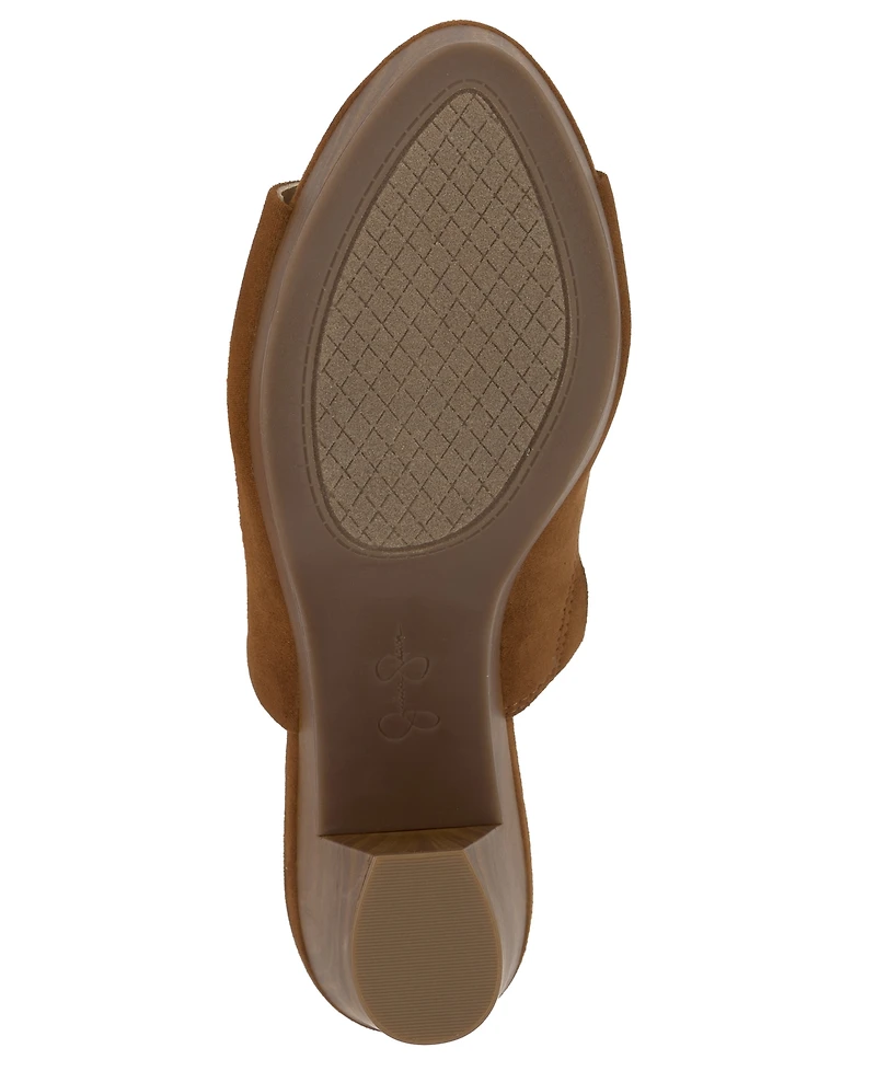 Jessica Simpson Women's Shelbie Block Heel Platform Mules
