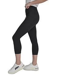 Dkny Sport Women's High Waist Cropped Leggings