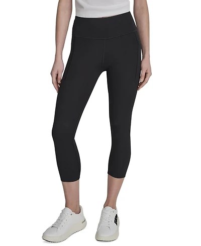 Dkny Sport Women's High Waist Cropped Leggings