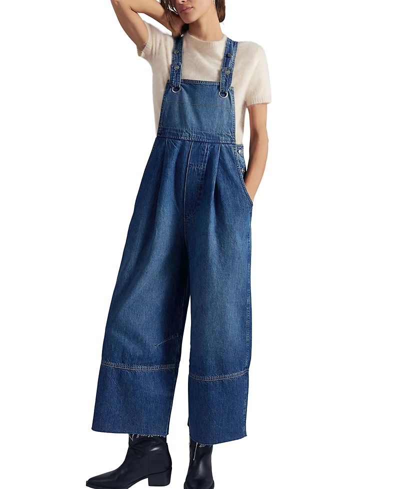 Free People Women's Relaxed Fit Rambler Overalls