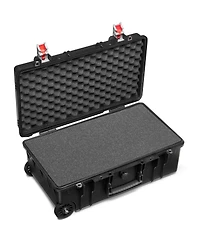 Manfrotto Pro Light Reloader Tough-55 High Lid Carry-On Camera Roller Bag, Black