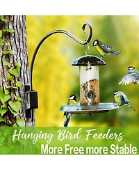 Yigii Swivel Plant Hook for Bird Feeders & Hanging Baskets