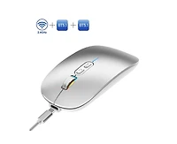 Risokeys Tri-Mode Wireless Bluetooth Mouse: Silent,1-Click Desktop,3-Speed Dpi for Office/Study, Slim & Easy-to-Use for Professionals/Studentsgeable)