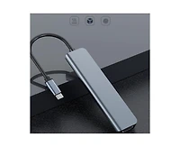 Risokeys 7-in-1 Usb-c Hub, 4K Hdmi Output, Usb 3.0 Data Transfer | Ideal for Home Office, Travel, Content Creation