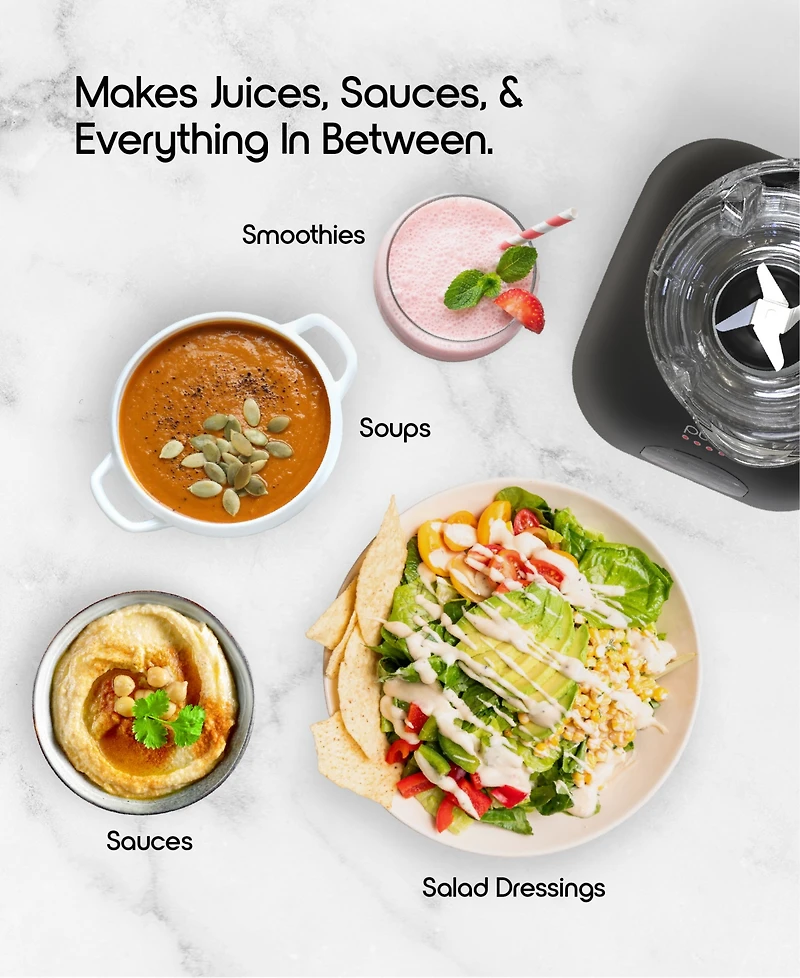 Tzumi Puree 1.5 Liter Led Touchscreen Blender