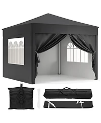 Sugift 10 Ft. W x 10 Ft. D Steel Patio Gazebo