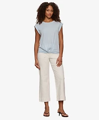 Sanctuary Petite Marine Mid Rise Crop Jeans