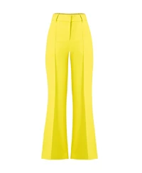 Ivonne Women's Wide-Leg Trousers with Side Pockets