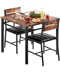 Ironck 29.1" W Dining Table Set for 2