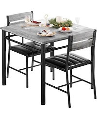 Ironck 29.1" W Dining Table Set for 2