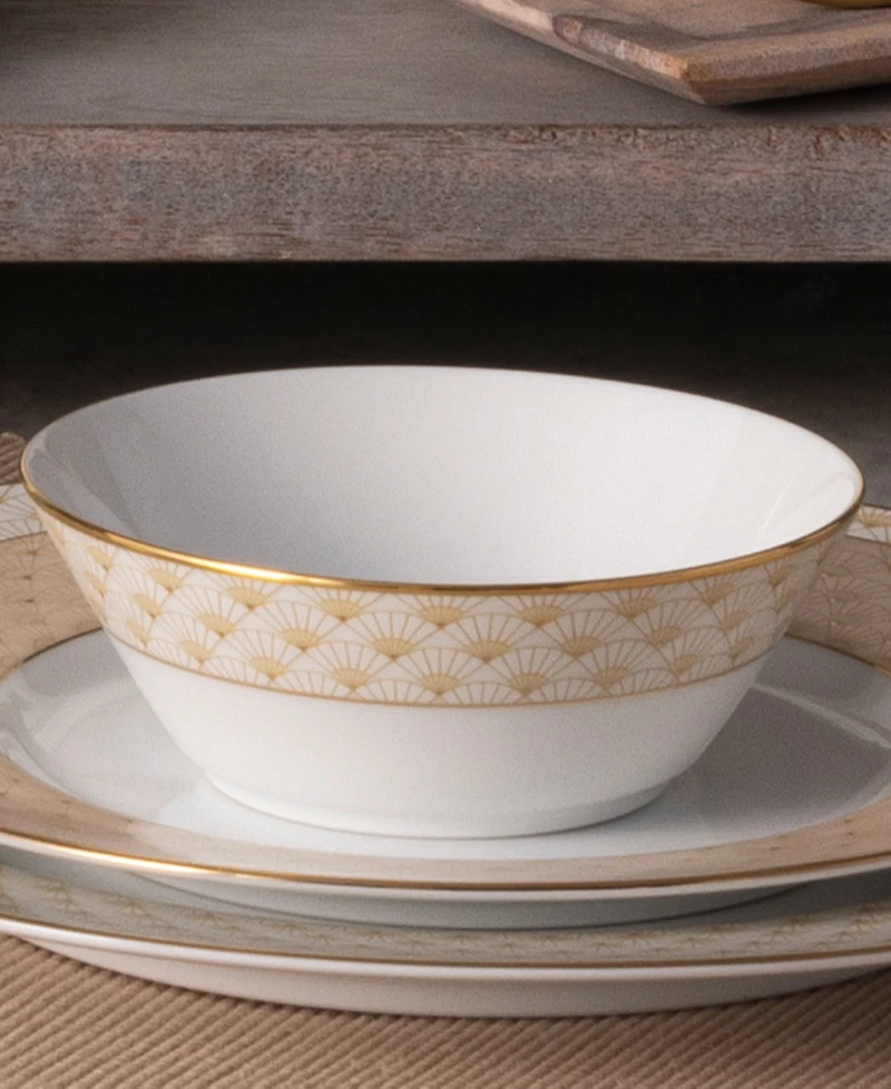 Noritake Trocadero Gold-Tone Fruit Bowls, Set of 4