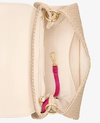On 34th Kristt Straw Small Satchel Bag, Macy's Exclusive