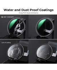 KandF Concept 67mm Nano-x ND2-32 1-5 Stop Magnetic Variable Neutral Density Lens Filter