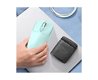 Risokeys Rechargeable Dual-Mode Wireless Mouse, Minimalist Design, Easy to Use, Universal for Laptops, Ideal for Office