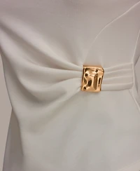 Donna Karan New York Petite Crewneck Top