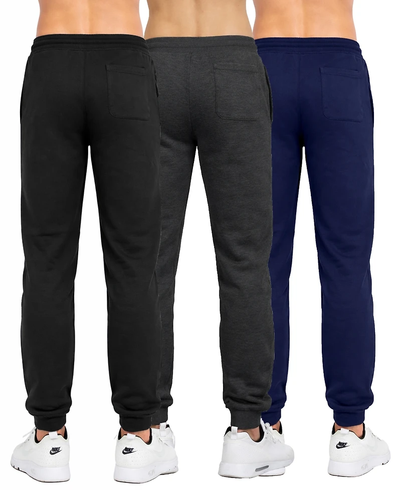 Blue Ice Men's Big & Tall Regular-Fit Jogger Sweatpants, 3-Pack