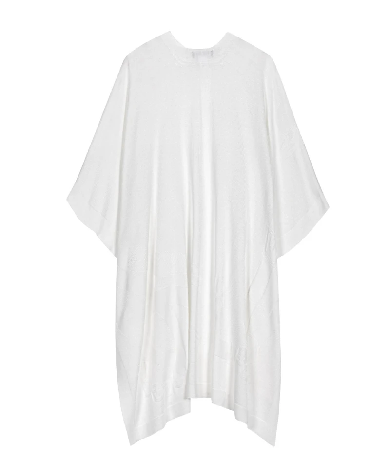 Lauren Ralph Lauren Women's Matte Shine Belting Logo Ruana