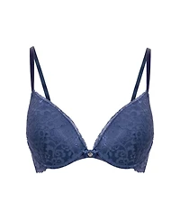 Hunkemoller Women's Marine Padded Underwired Push-Up Bra