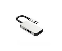 Risokeys 3-in-1 Usb C Hub with 100W Pd Charging, 4K Hdmi & 5Gbps Usb 3.0, for Office/Travel, Compatible with MacBook