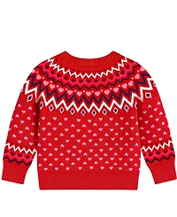 Kate Mack Girls' 2T-6X Hello Kitty Fair Isle Sweater