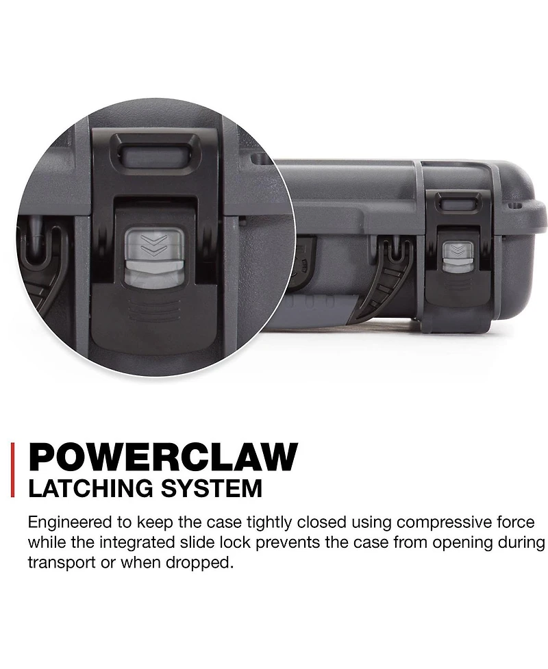 Nanuk 909 Case with Foam, Graphite