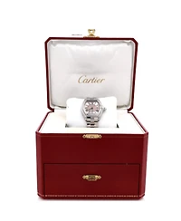 Pre-Owned Cartier Roadster Quartz Watch in Stainless Steel 31mm