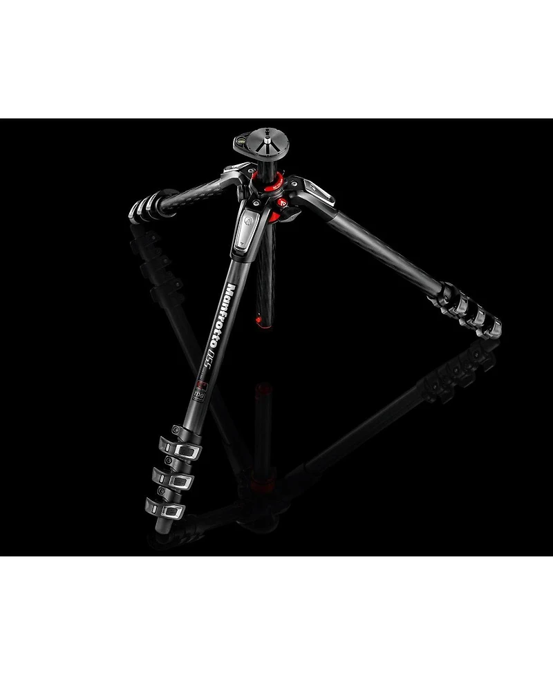 Manfrotto 055 4-Section Carbon Fiber Tripod with Horizontal Column
