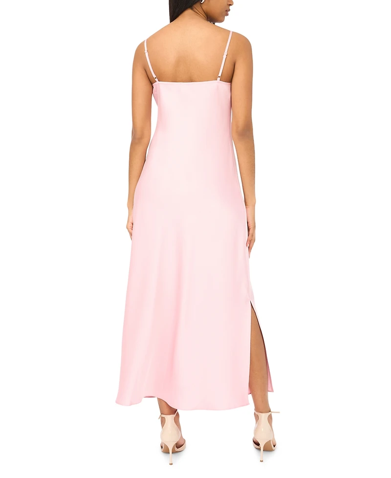 Msk Women's Sweetheart Neck Sweater Dress