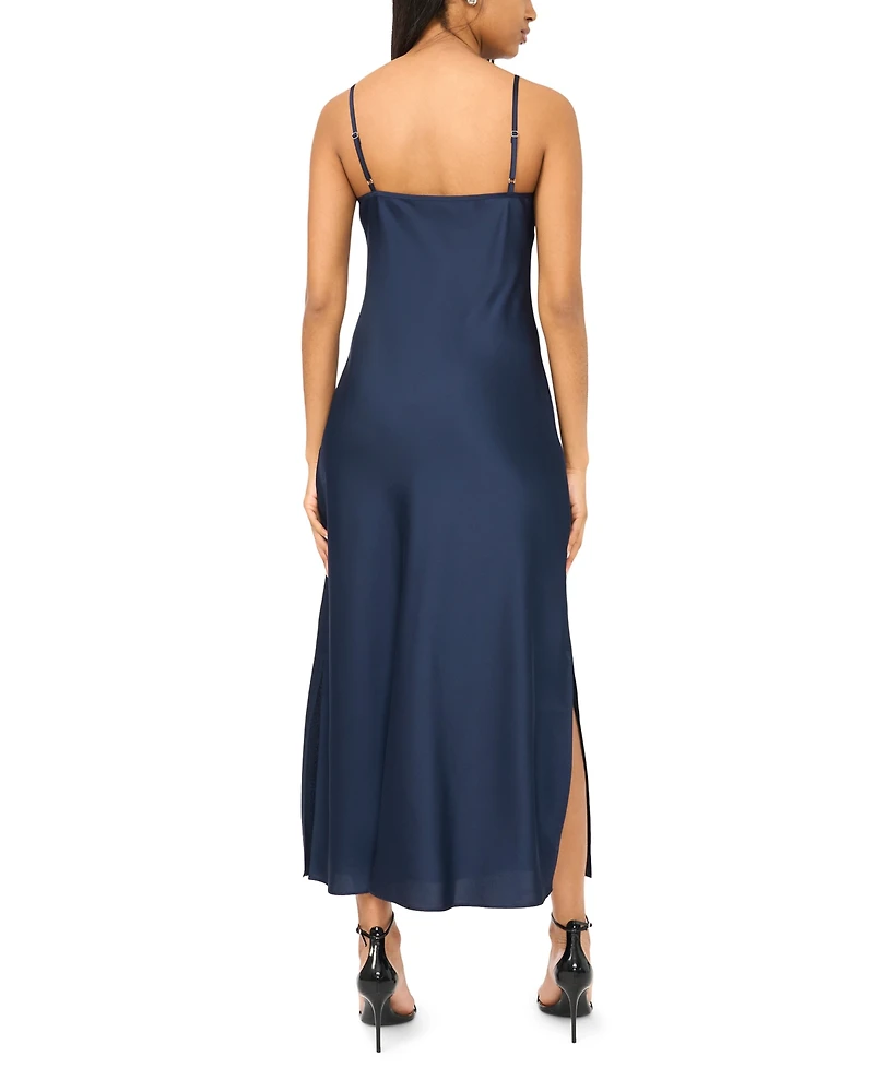 Msk Women's Sweetheart Neck Sweater Dress