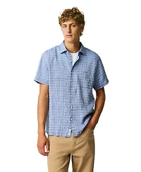 Rodd & Gunn Men's Regular Fit Croft View Short Sleeve Linen Shirt