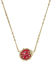 Kendra Scott 14k Gold Over Brass Lady Bug Short Pendant Necklace