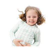 Motette Baby Girls Mint Meadows Pajama Set