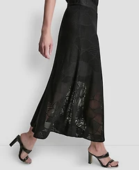 Dkny Women's Croton Lace A-Line Skirt
