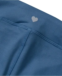 Lands' End Girls High Waisted Active Flare Leggings