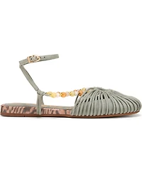 Circus Ny by Sam Edelman Women's Kassie Caged Ankle Strap Flat Sandals