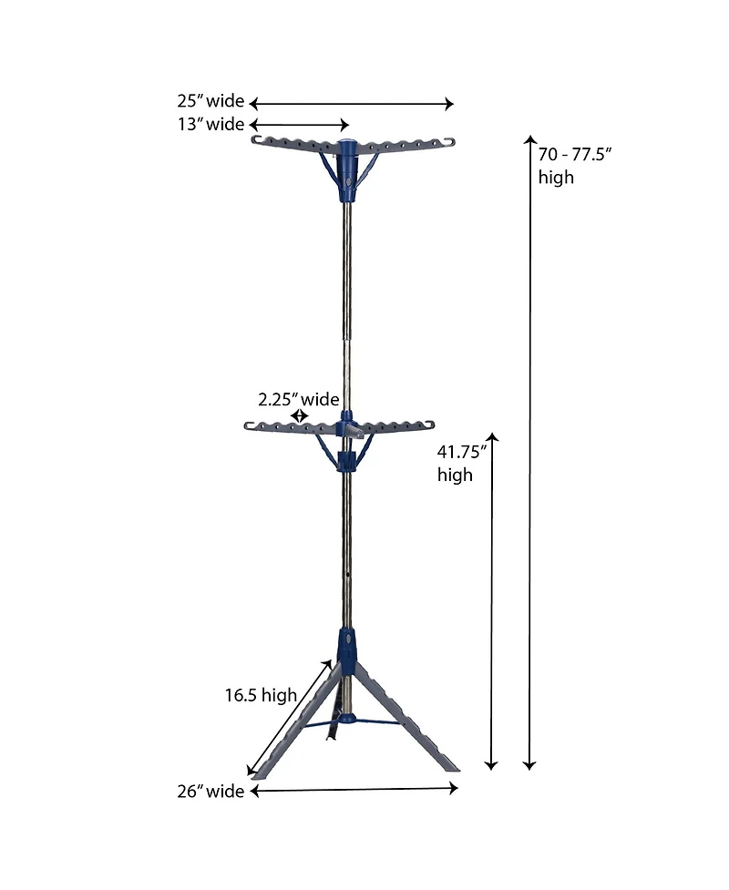 Household Essentials 2 Tier Tripod Clothes Drying Rack