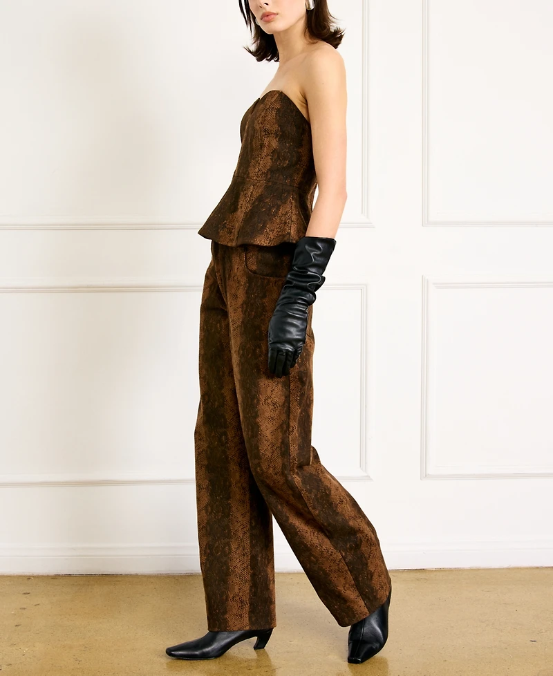 Line & Dot Women's Mid-Rise Pants