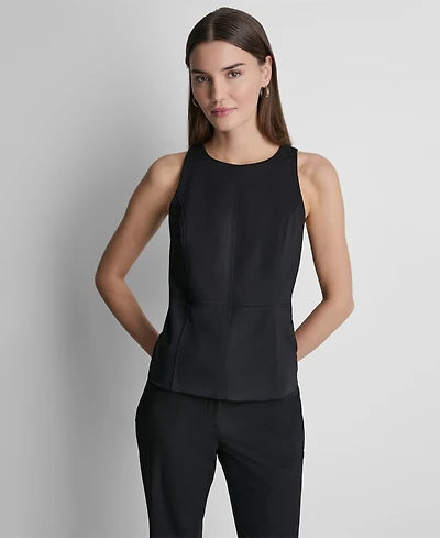 Dkny Women's Ponte Sleeveless Tank Top