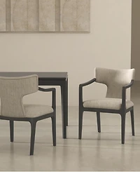 Eloria 33.5" Chenille Upholstered Dining Side Chair
