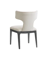 Eloria Chenille Upholstered Dining Side Chairs, Set of 2