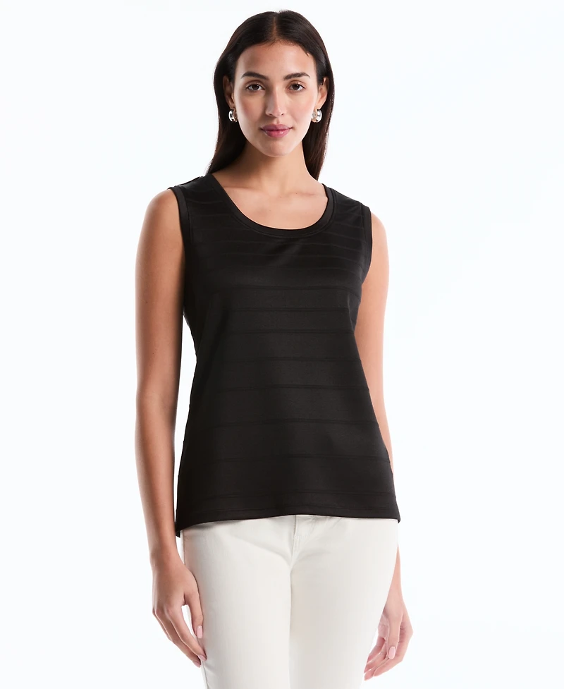 Rafaella Petite Ottoman Knit Sleeveless Top