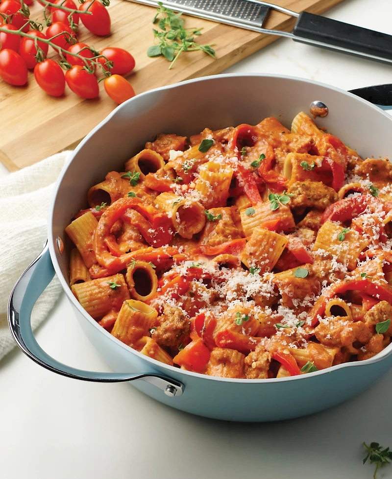 Tramontina Fiora Ceramic Non-Stick 4.25-Quart Multipurpose Pan