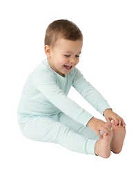 Motette Toddler Boys Cloud Stripe Pajama Set