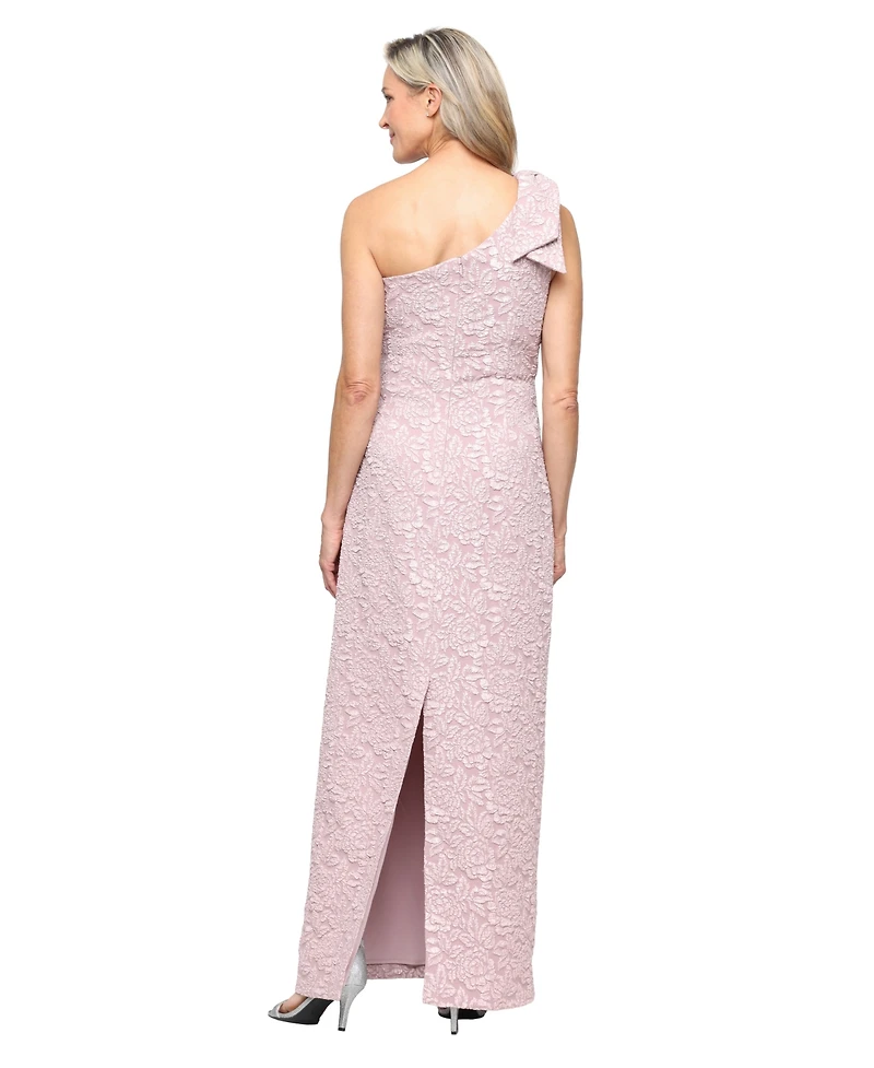 Alex Evenings Petite One-Shoulder Ball Gown