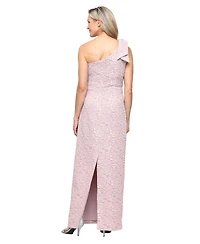 Alex Evenings Petite One-Shoulder Ball Gown