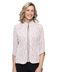 Alex Evenings Petite Jacket and Top Set