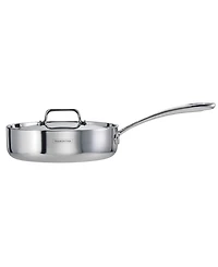 Tramontina Utsava Tri-Ply Clad Stainless Steel 2.9-Quart Covered Deep Saute Pan