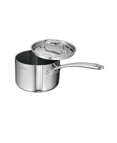Tramontina Utsava Tri-Ply Clad Stainless Steel 2.2-Quart Covered Saucepan