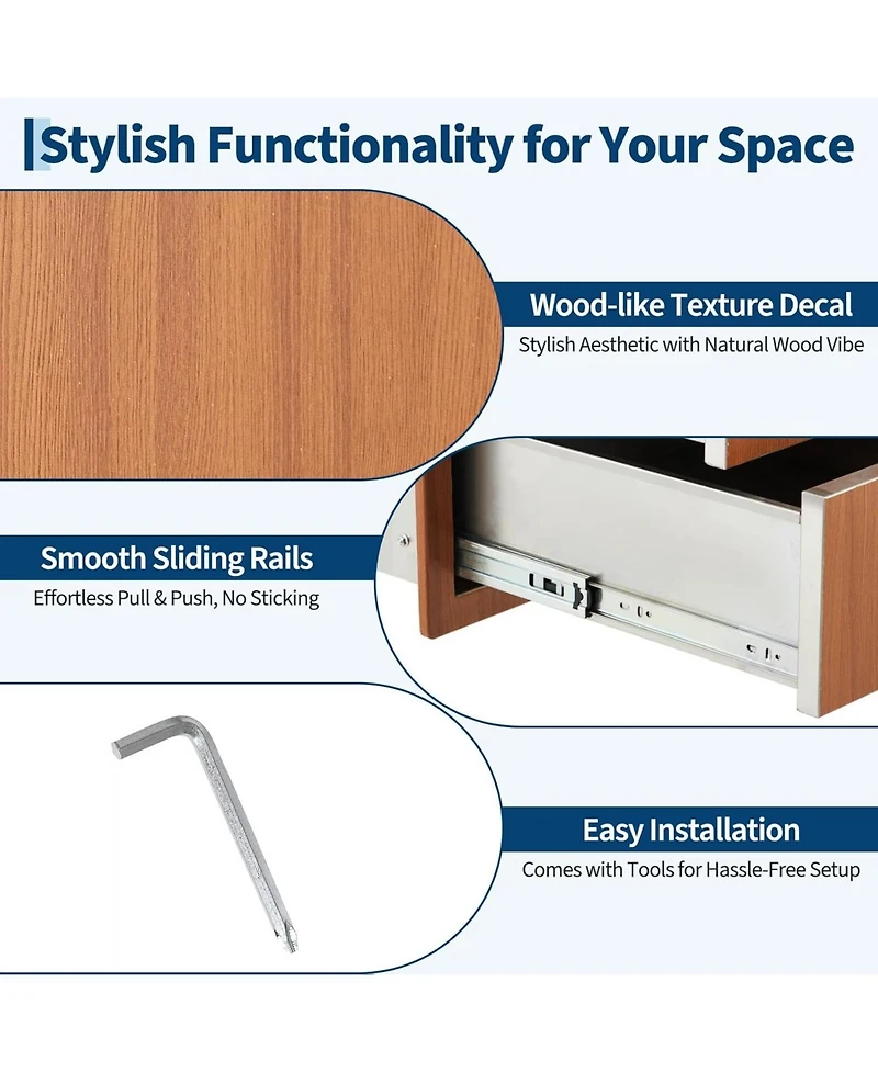 gaomon PeakPursuit Stainless Steel Outdoor Kitchen Door Drawer Combo - Triple Drawers & Access Door